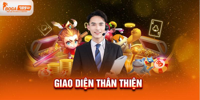 Giao diện thân thiện